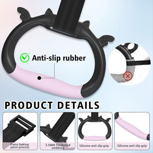 Pulling Rings for Physical Training,Children' Gym Equipment,Children'S Adjustable Strap Strength Training Rings,A 2