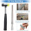 Ring Sizer Measuring Tool Set, 12 Pcs Ring Mandrel, Ring Sizer, Rubber Hammer, Plastic Ring Sizer Gauge, Wood Ring Clamp 4