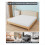 Drap-housse avec pont de lit Twin XL vers kit de conversion avec garnissage divisé pour lit réglable 3