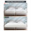 Drap-housse avec pont de lit Twin XL vers kit de conversion avec garnissage divisé pour lit réglable 4