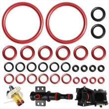 Kit de manutenção com 40 anéis de vedação O-ring para válvulas de suporte, válvulas de vapor e válvulas de saída de máquinas de café.