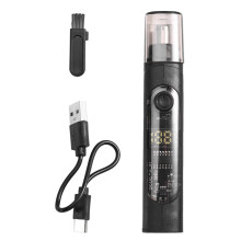 Elektrischer Nasenhaartrimmer, tragbar, multifunktional, USB-aufladbar, Herren-Pflegeset, Nasen- und Ohrhaartrimmer