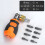 Mini Ratchet Screwdriver Multi Tools Magnetic Bits Household Multi-Purpose Pocket Portable Screw Driver 5