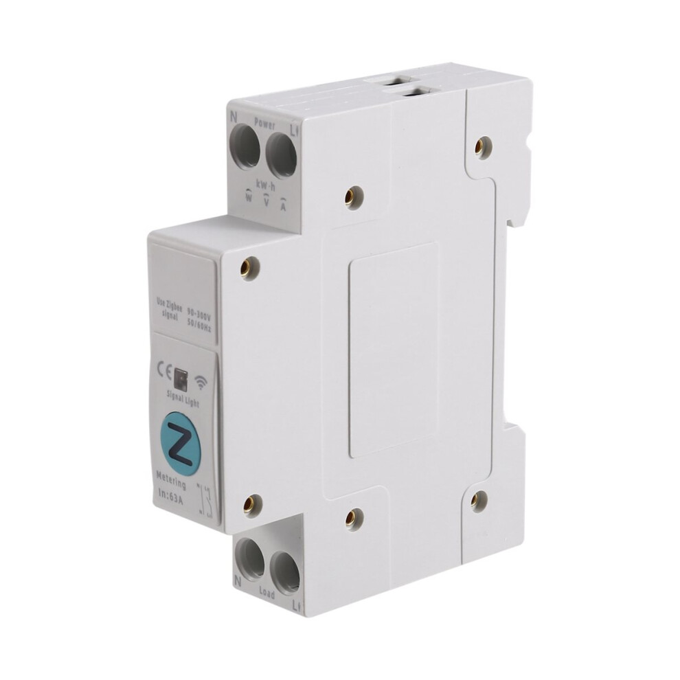 Tuya Zigbee Smart Switch Energy Meter 63A 1P+N Kwh Metering Monitoring Circuit Breaker Timer Relay Mcb 4851916262589