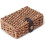 Decorative Box with Lid, Wicker Storage Basket, Water Hyacinth Woven Decorative Box for Shelf,Coffee Table Small 1