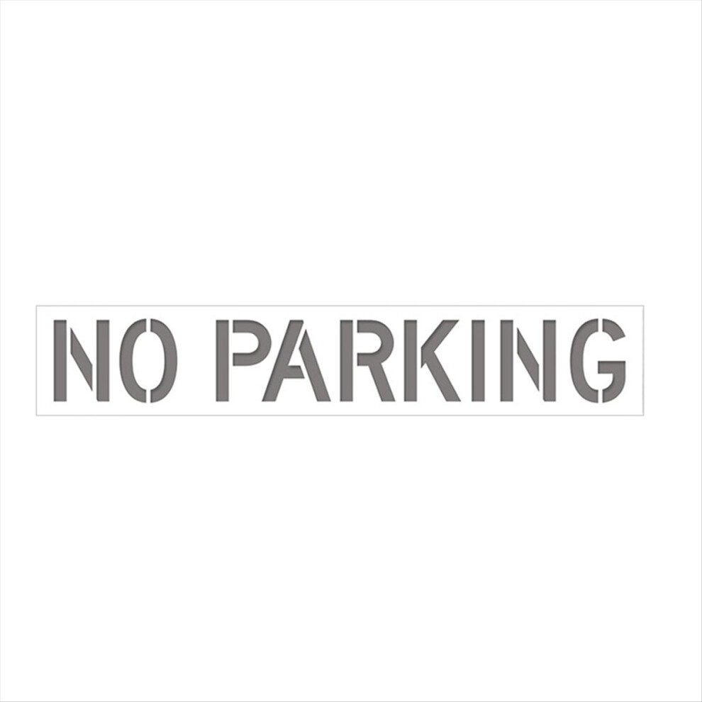 No Parking Silicone Stencil, 12" Tall Letters Pavement Sign Stencil For Parking Lot,Reusable Firelane Stencil Template 4851916265887