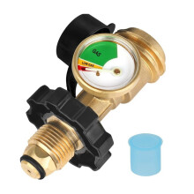 Livello di propano Indica indicatori universali di propano da 105 mm per la cottura all'aperto, essenziali per il monitoraggio, POL all'adattatore