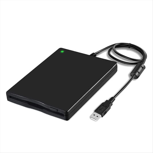 Leitor de disquete USB portátil de 3,5 polegadas com capacidade de 1,44 MB para PC, laptop e desktop.