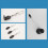 Set van 2 downrigger-releaseclips, downrigger-terminalset, voor diepwater trollen, trollingaccessoire 5