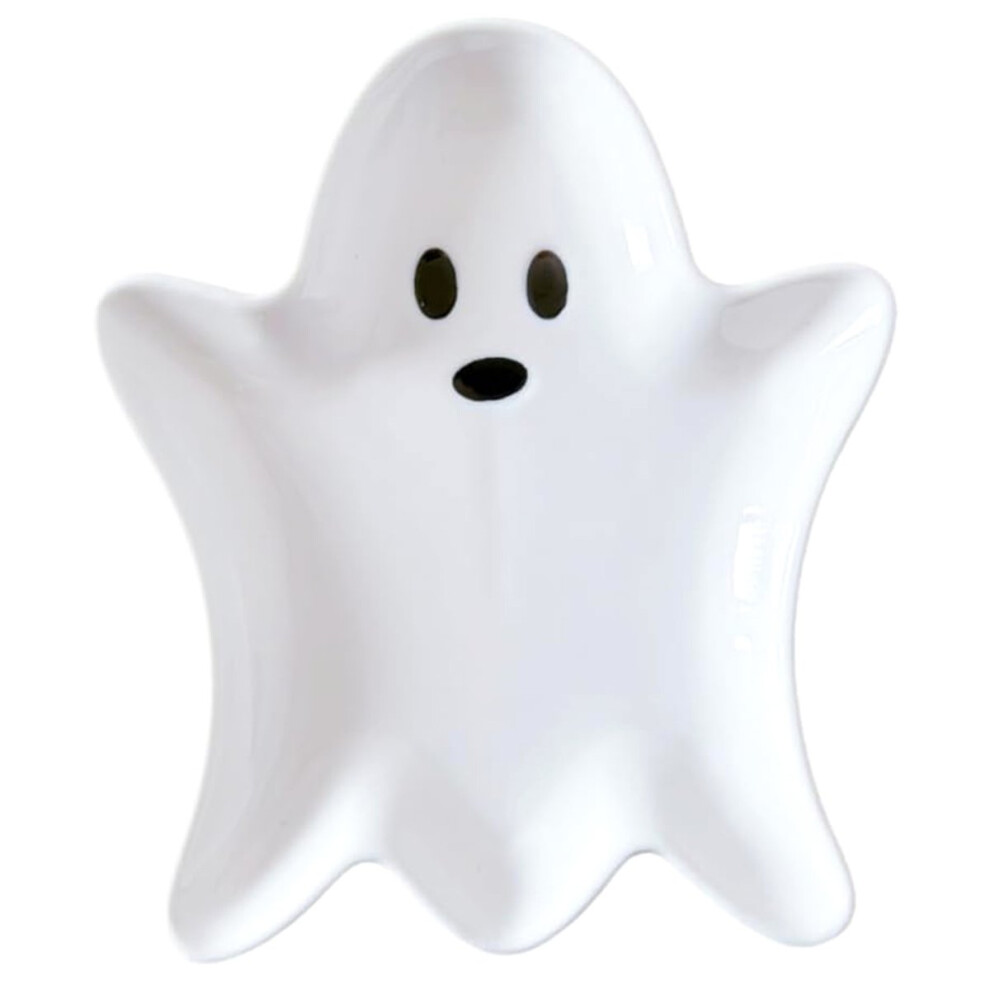Halloween Ghost Cute Spoon Rest For Kitchen Counter, Cooking Spoon Holder For Kitchen Counter, Utensil Rest (White) White 4851916265443