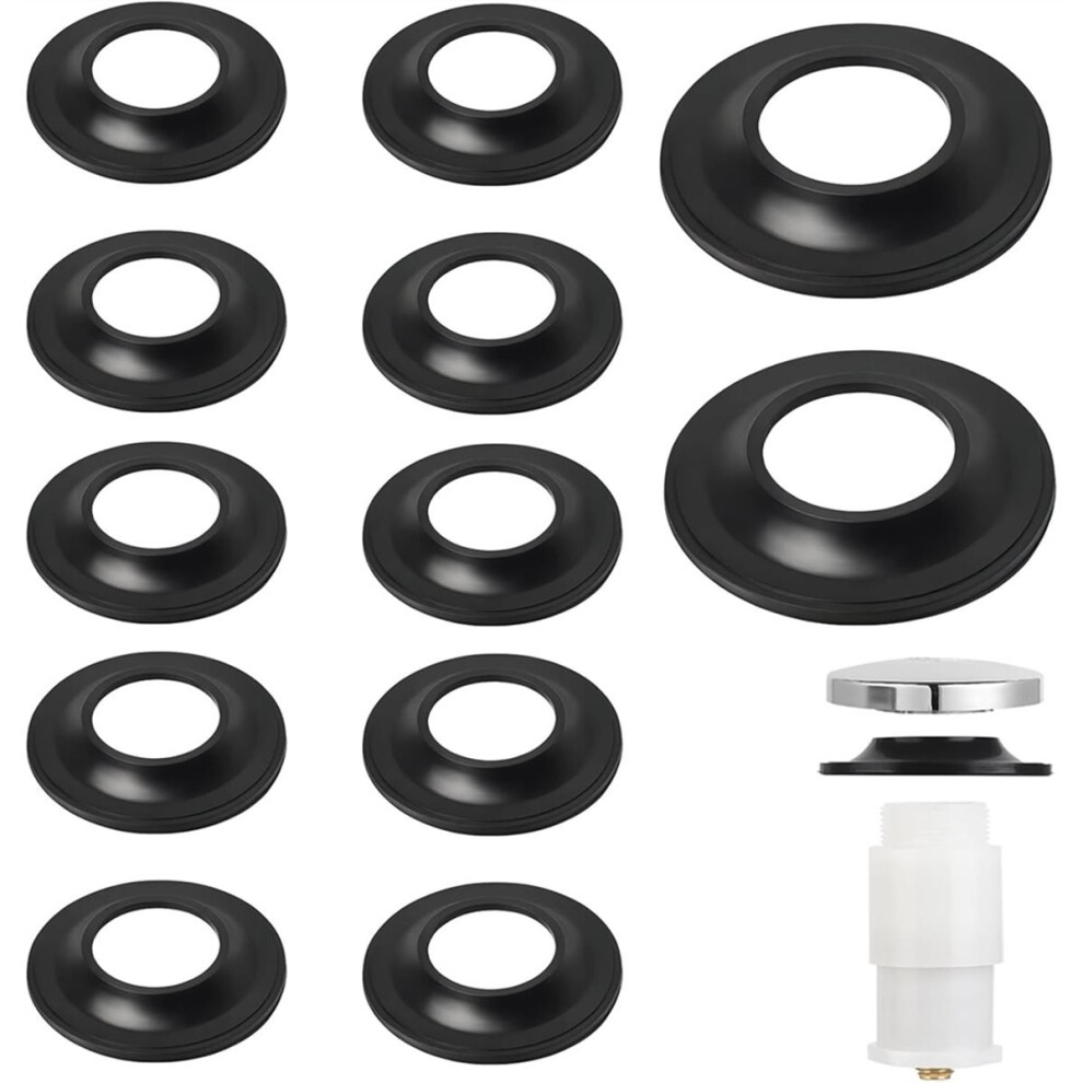 12Pack Tub Stopper Gasket Universal Fit For Tip Toe - High Elastic Rubber Seal, Prevents Leaks For Bath Drain Assemblies 4851916273240