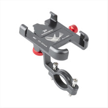 Fietstelefoonhouder van legering, antisliphouder voor fietstelefoon, stuurclip, titanium