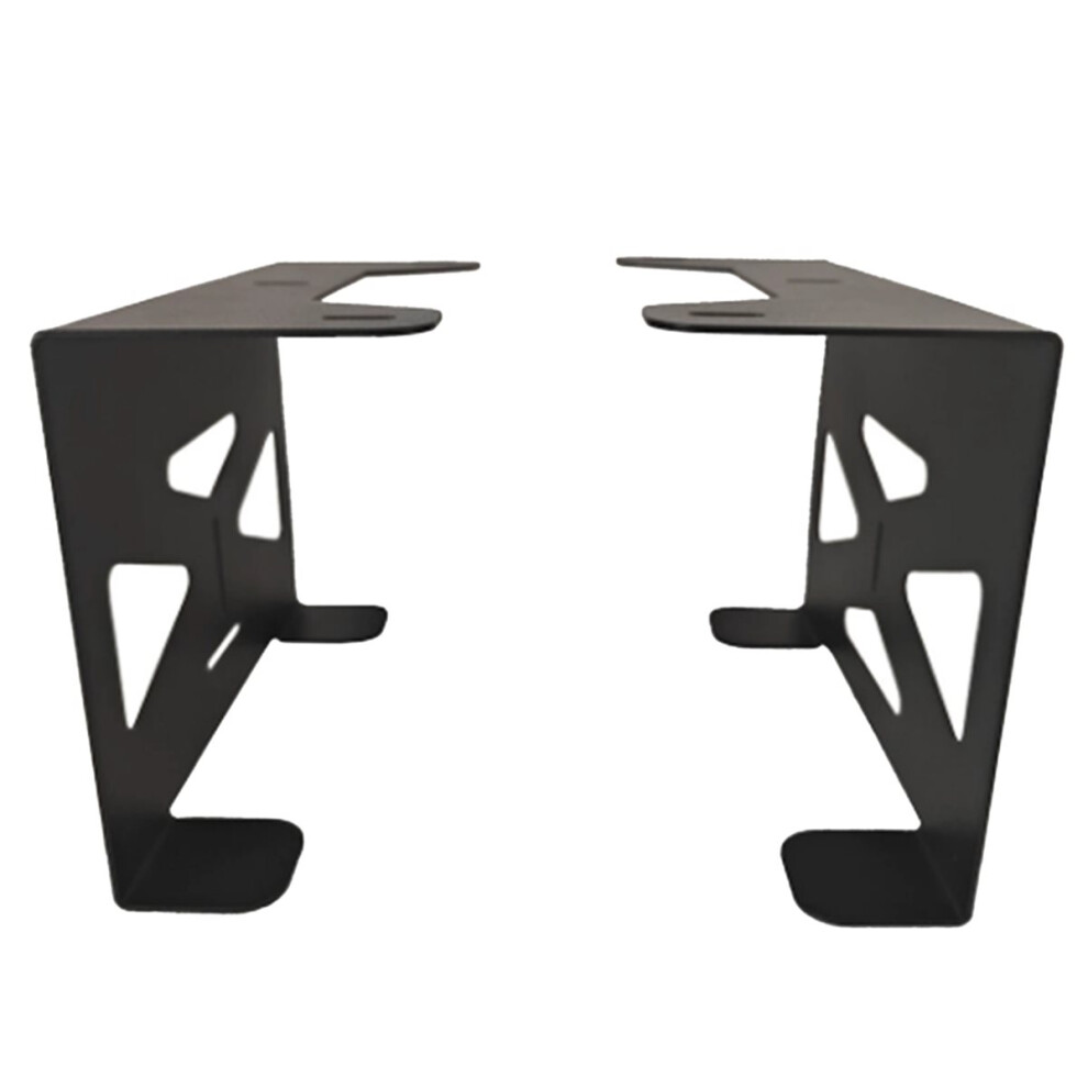 Metal Under Desk Game Console Organizers Storage Holder Stand for Console Space Saving Mount