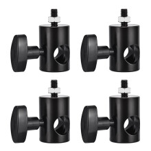 4PCS Light Stand Adapter Rapid Adapter Convert Multi Functional Adapter, Light Stand Tip Boom Arm Photography Accessory
