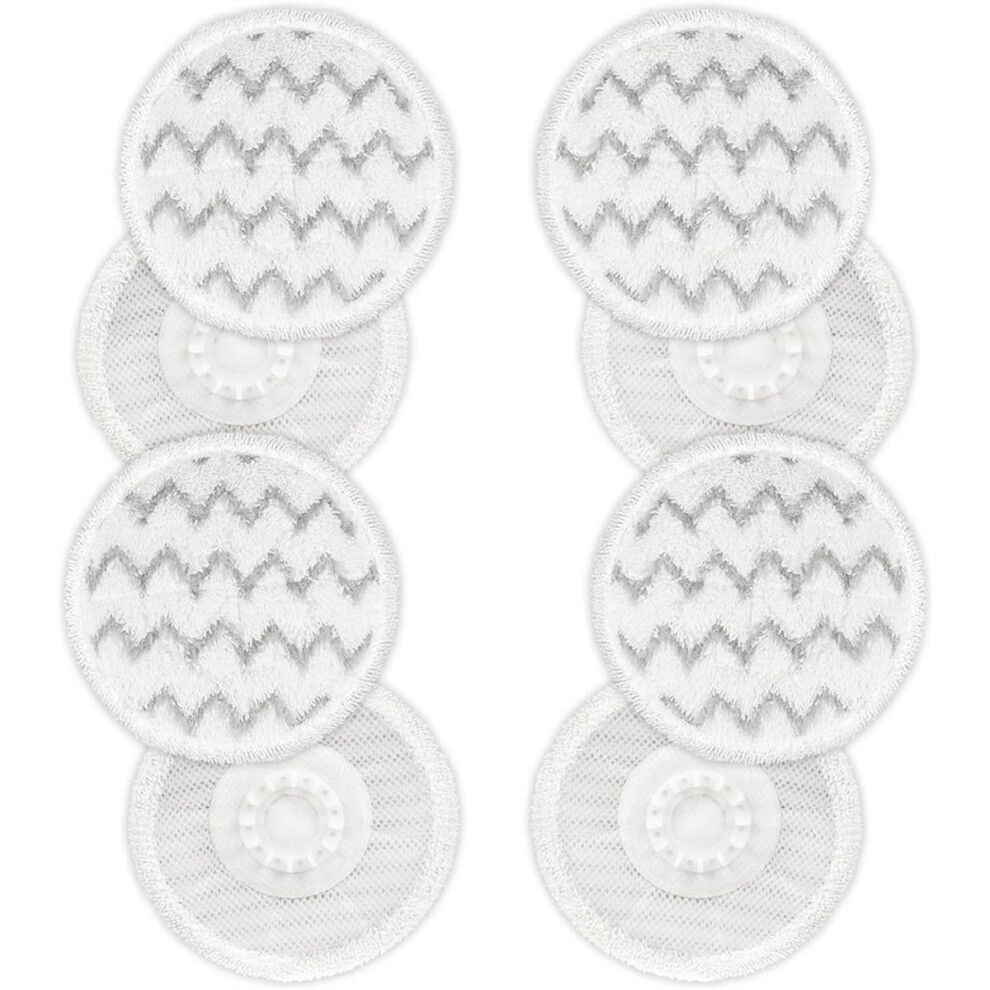 Steam Mop Pads Replacement for S8000 S8001 S7001 S7201 S7000 S7005 S7020 S7001 Steam Scrub Steam Mop,8 Pack