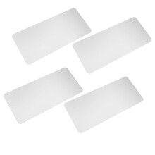 Conjunto de 4 forros de prateleira para sistema de prateleiras aramadas, tapetes de plástico de 40 x 90 cm para prateleiras aramadas (em rolo)