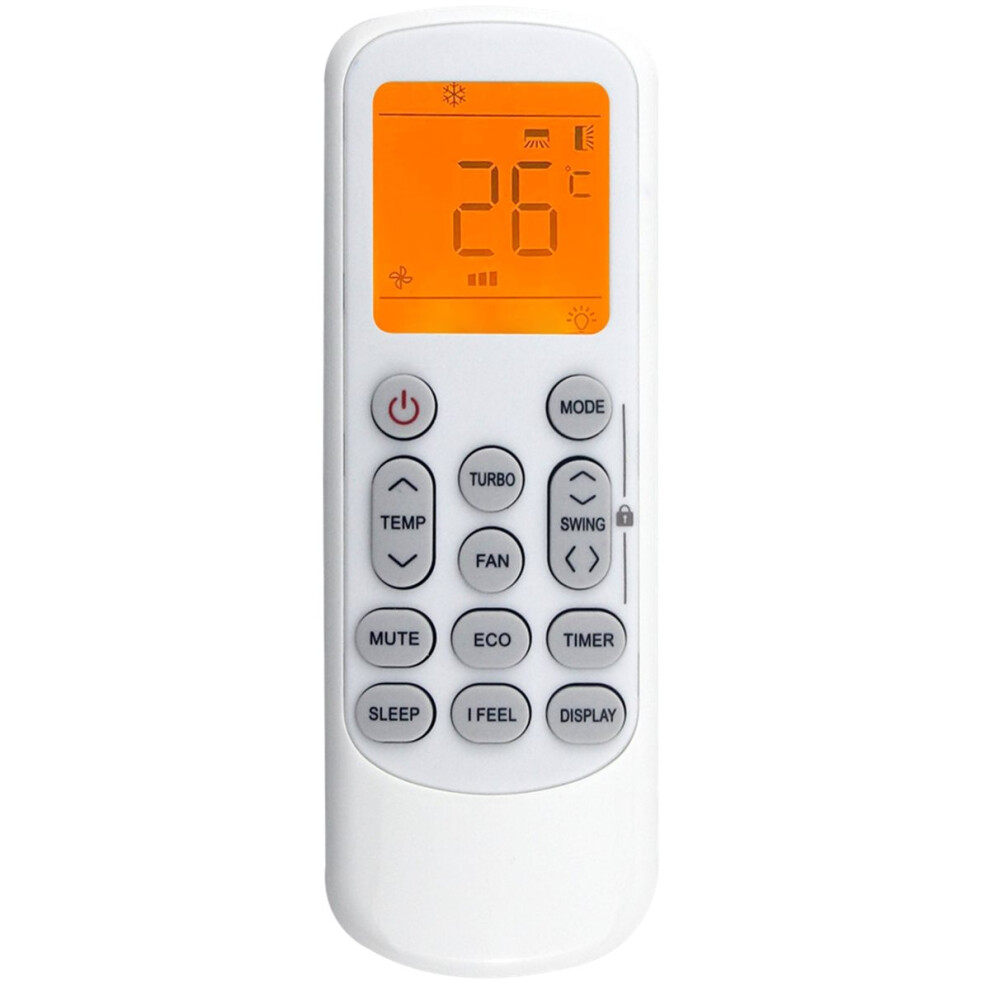 Replace A/C Remote Control For Air Conditioner Remote Control With Backlight 4851916286493