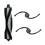 3PCS for A30 Pro Vacuum Cleaner Accessories Main Brush Side Brush 1