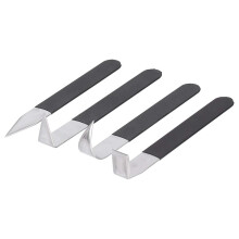 4 stuks klei-snijmessen, gereedschap voor metaal, aardewerk, klei-snijgereedschap voor graveren, vormen en stylen van klei-aardewerk
