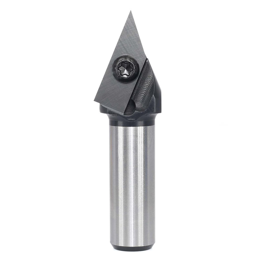 45 Degree V-Shaped Router Bit, Carbide Flute End Mills For Woodworking,6.35Mm Shank 4851916280255