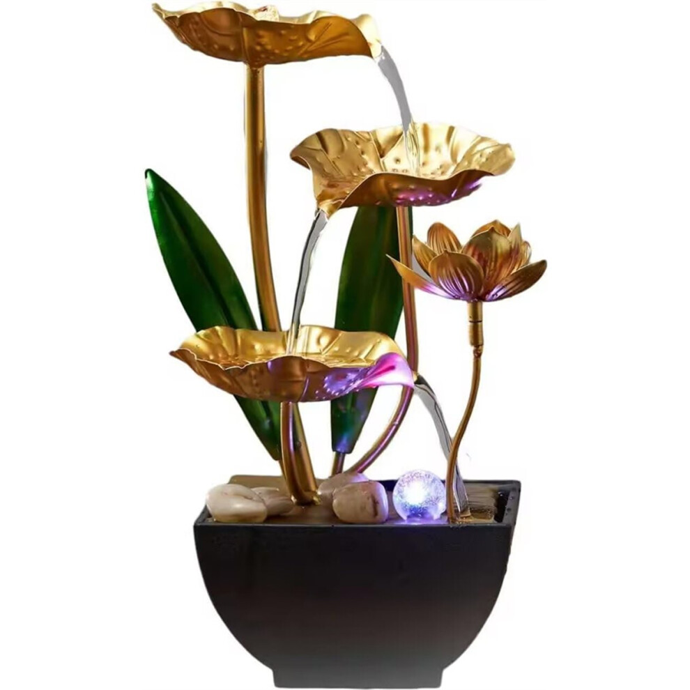 Tabletop Water Fountain Meditation: USB Sleep Waterfall - Desktop Fountains for Meditation Relaxation for Home Office-image-OPC-PNBM987-NEW