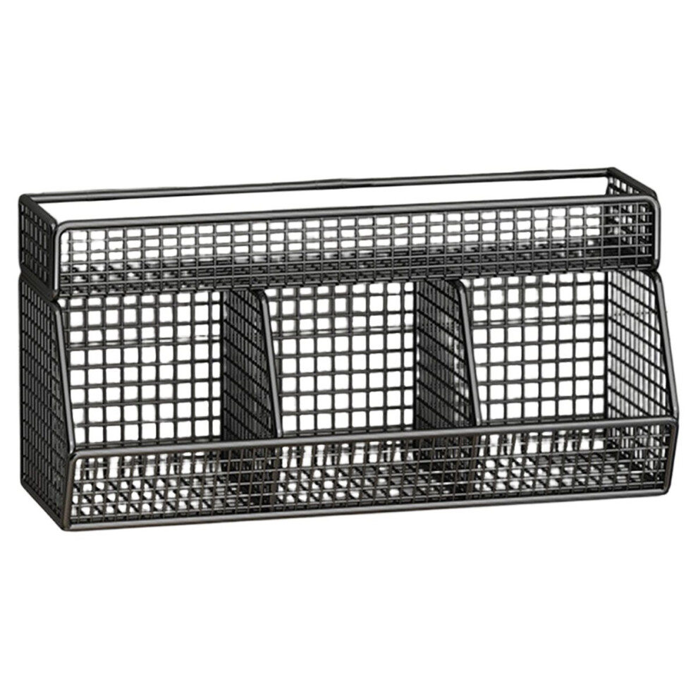Kitchen Wall Mounted Storage Rack Vegetables Fruits Holder Onion Garlic Condiments Spice Double Layer Storage Shelf 4851916289487