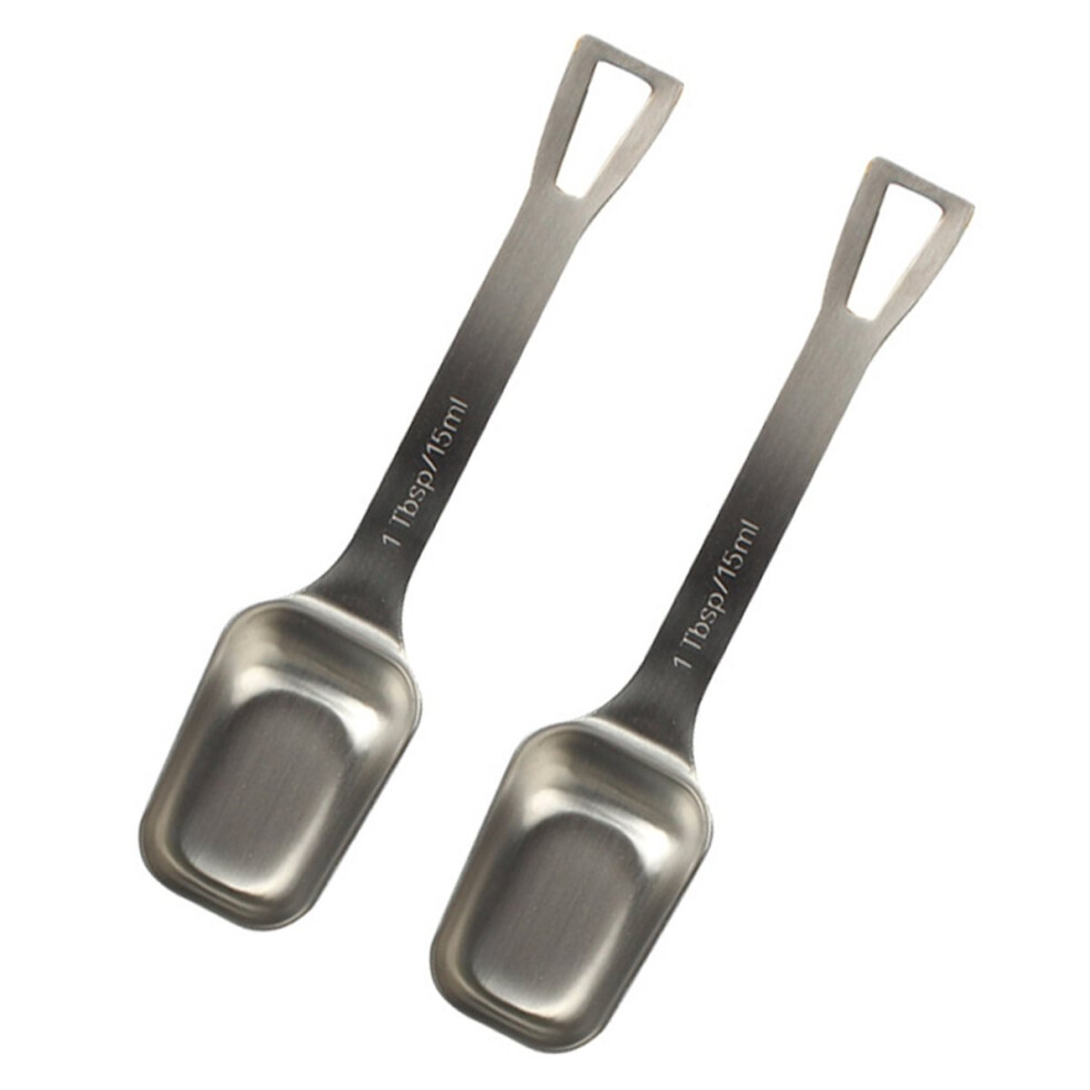 8G Measurement Coffee Bean Measuring Spoon,304 Stainless Steel Material Home Use Coffee Powder Weighing Spoon 4851916292111