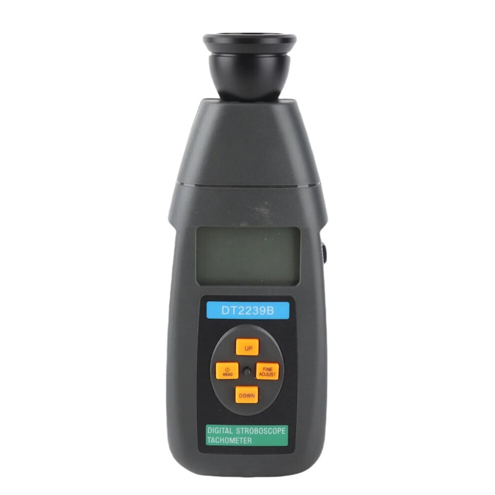 Digital Stroboscope Photoelectric Flash Tachometer Revolution Meter Portable Dt2239b Revolution Meter Dark 4851916291954