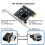 PCI-E to USB 3.0 Expansion Card 5Gpbs PCI Express Card 19/20 Pin Header for Type C Front Panel Mount Adapter 3