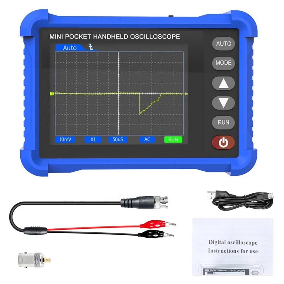 250K Handheld Digital Oscilloscope 250Khz, 2.5Ms/S Sampling, 2.8" Lcd Display 4851916275732