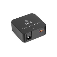 4-Pin-PWM-Lüfter-Hub mit 6 Ports, Drehzahlregler für Wasserkühlungspumpen, hohe Leistung, Typ-C-/DC-Stromanschluss