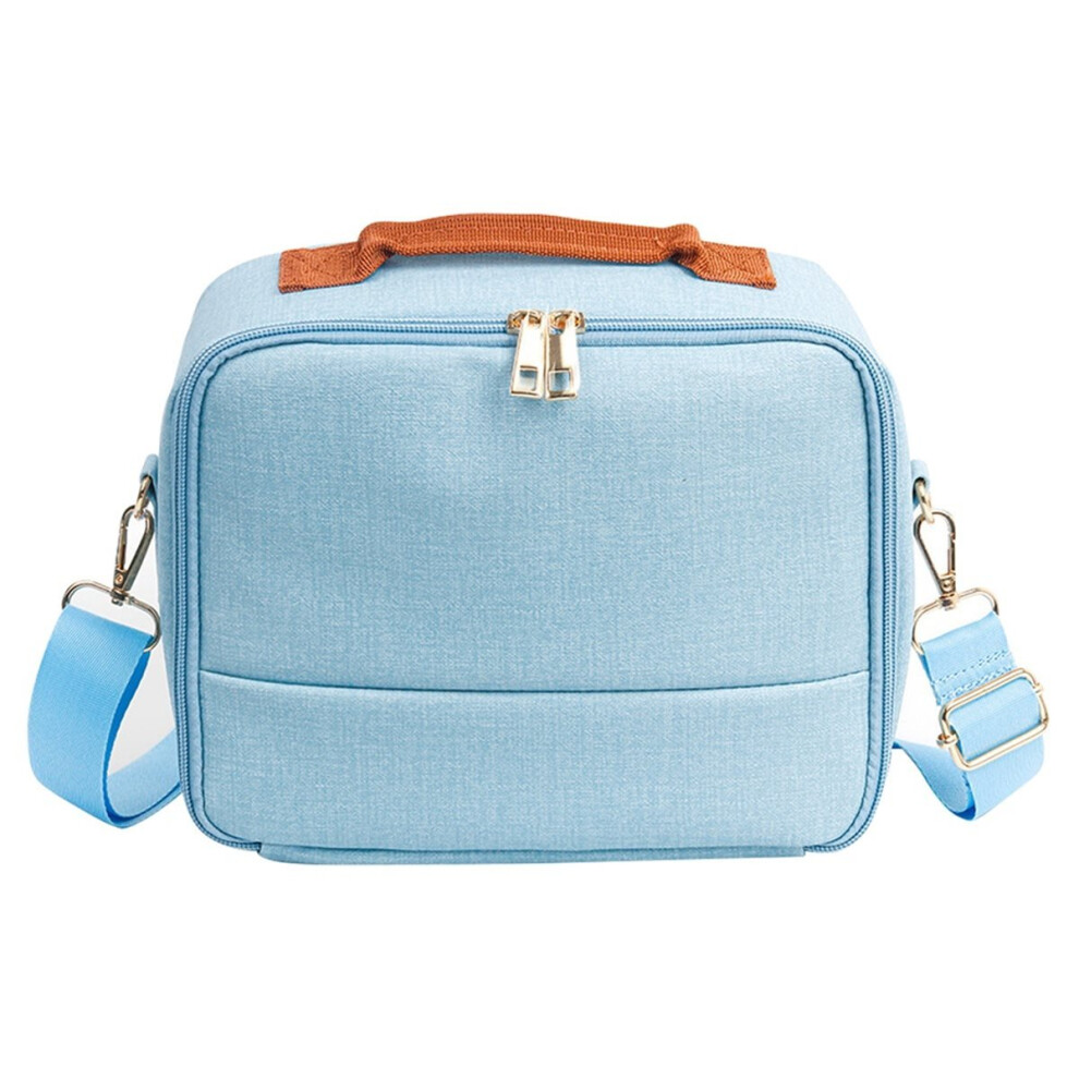 Multifunctional Outdoor Camera Bag For Camera Quilted Shoulder Bag Crossbody Digital Camera Case-Bag Blue 4851916293644