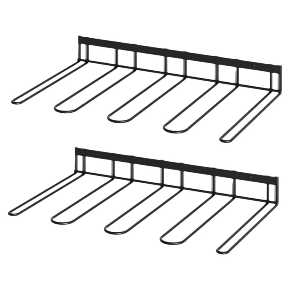 2Pcs Boot Rack, Wader Hangers For Wall, Wall Mounted Shoe Racks, 4 Pair Boot Organizer For Tall Boots And Cowboy Shoes 4851916292470