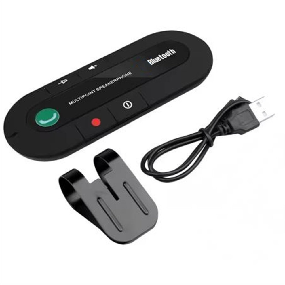 Bluetooth Speaker Handsfree Car Kit Sun Visor Clip Wireless Audio Receiver Speakerphone Wireless Stereo Mp3 Music Player 4851916262657