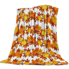 (130x150cm-M, 16) Halloween Throw Blanket for Couch Bed Halloween Fall Thanksgiving Gift Blanket Pumpkin and Ghost Print Blankets Sofa Blankets