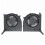 Ventoinha de resfriamento para CPU e GPU de notebook gamer Legion 5 Pro-16ACH6H R9000P Y9000P 2021 de 16 polegadas 4