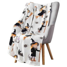 (173x218cm-US-Twin, 18) Halloween Throw Blanket for Couch Bed Halloween Fall Thanksgiving Gift Blanket Pumpkin and Ghost Print Blankets Sofa Blankets