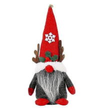(Male) Christmas Faceless Santa Gnome Plush Doll Ornament Xmas Dwarf Elf Figurine Decor