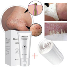(1pc) Peel off Blackhead Remover Mask, 60Pcs Nose Strips Deep Cleansing Peel off Mask & Blackhead and Pores Remover from Face for Women & Men