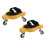 Knee Creeper with Casters, 360 Roll, Yellow, ABS Material 16