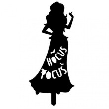 (A) Halloween Witch Garden Sign with Stakes, Spooky Outdoor Lawn Decorations for Halloween Party & Haunted House