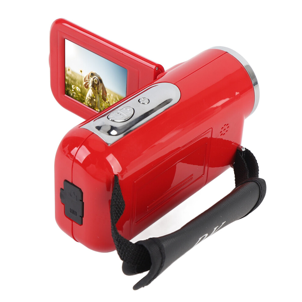 Digital Video Camera 2" Screen 1080P 16Mp 16X Zoom Red 5071364234313