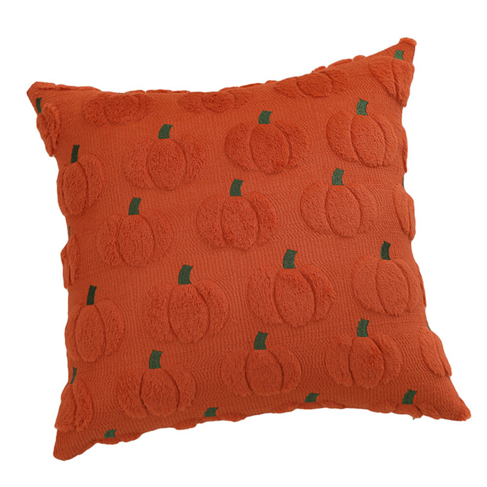 Seasonal Quilted Flannel Pillowcase Soft Tomato Shape-caramel