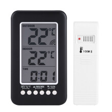 Veelzijdige draadloze temperatuursensor, digitale binnen- en buitenthermometer met vochtigheidsmeter voor complete klimaatregeling.