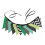 Halloween Thanksgiving Triangular Pennant Banners-Black  Green 1