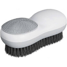 (White) Cleaning supplies creative laundry companion, cleaning brush with patented design, brightly colored laundry brush