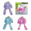 Dirt Resistant Pet Bodysuit Elastic Breathable Fabric-Blue M 3