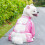 Dirt Resistant Pet Bodysuit Elastic Breathable Fabric-Blue M 5