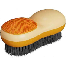 (Orange) Cleaning supplies creative laundry companion, cleaning brush with patented design, brightly colored laundry brush