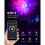 Smart Night Light 3D Star Projector Lamp, Voice Control/WiFi/Compatible with Alexa Google Assistant(Black) 4